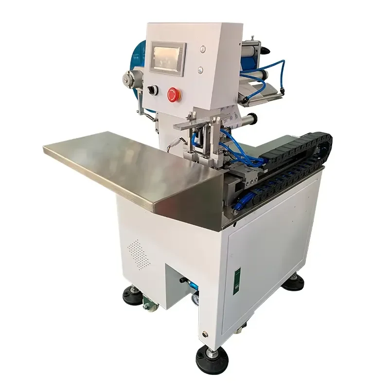 Automatic Wiring Harness Marking Round Tube Data Cable Headset USB Double-fold Folding Labeling Machine Labeling Machine