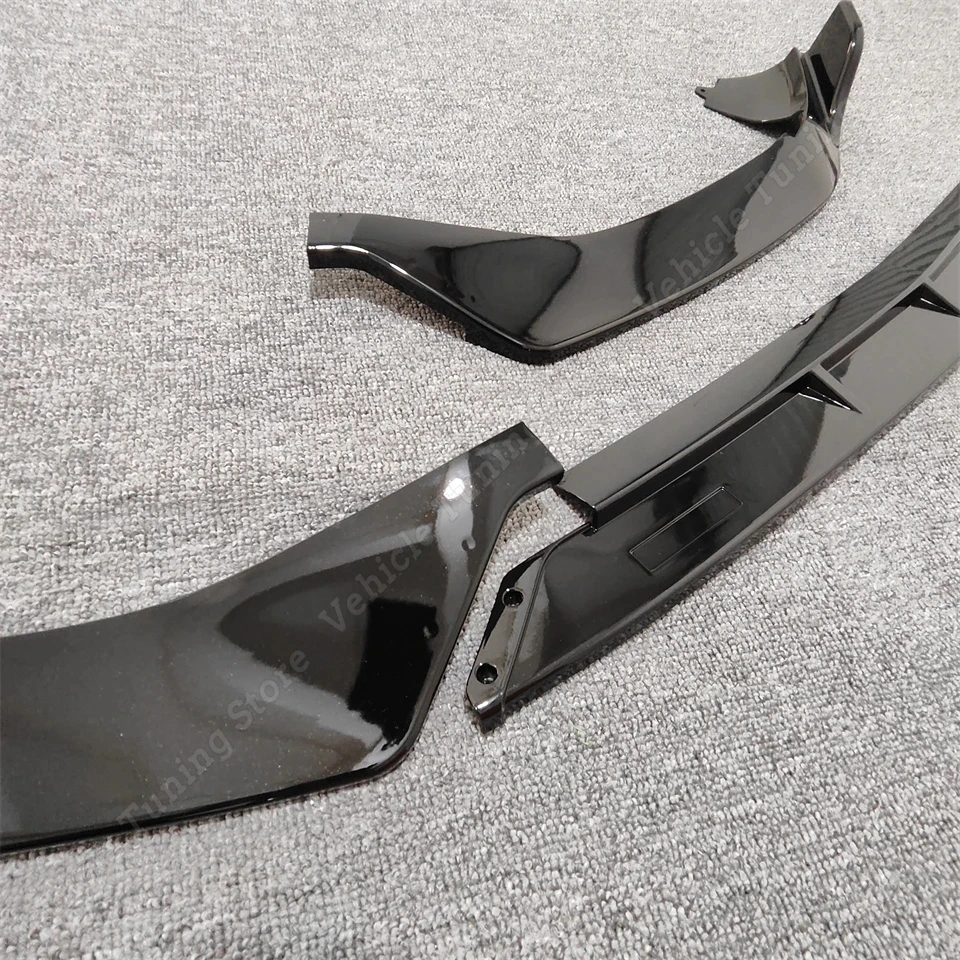 For Mercedes Benz C Class W206 C300 C400 C43 AMG S206 C180 C200 C220 C300 2022 Car Front Bumper Splitter Lip Spoiler Accessories