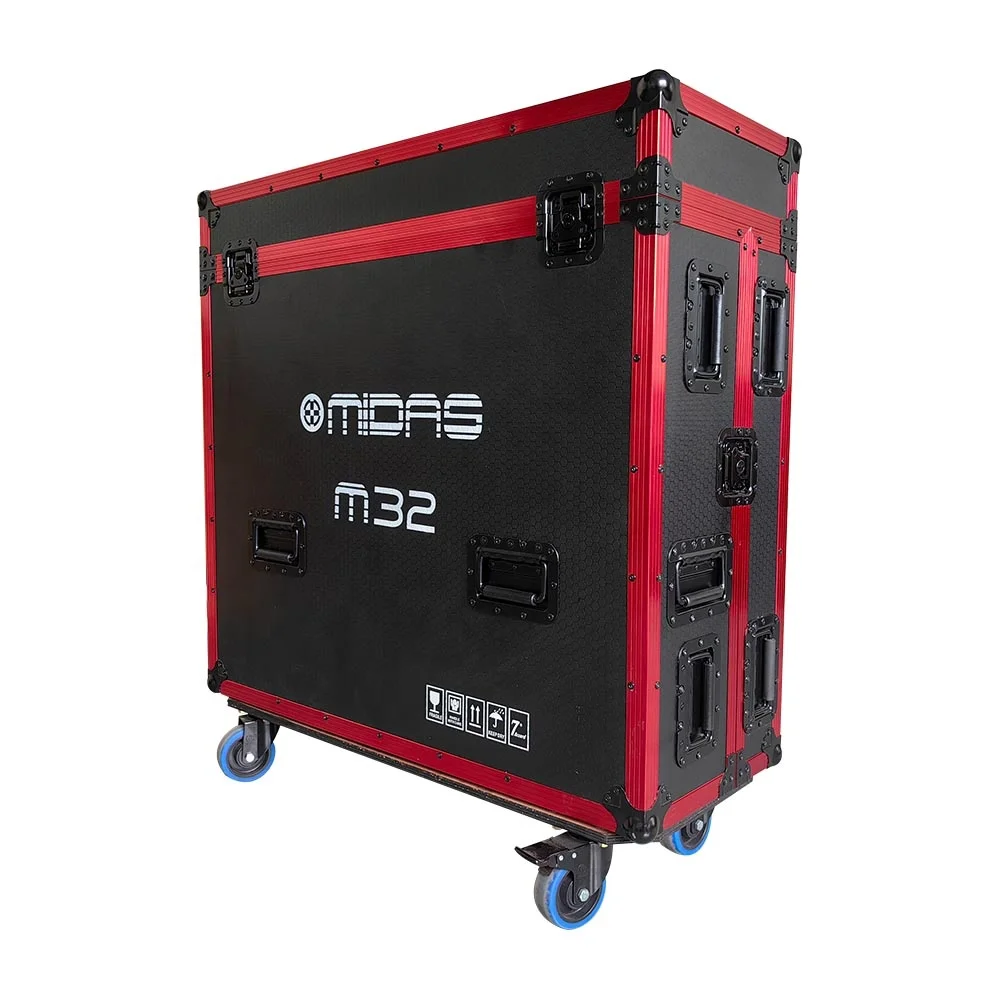 Customized Midas M32 Live Flight Case Normal Version With Wheels Pa Sound System Digital Mixer Flight Case