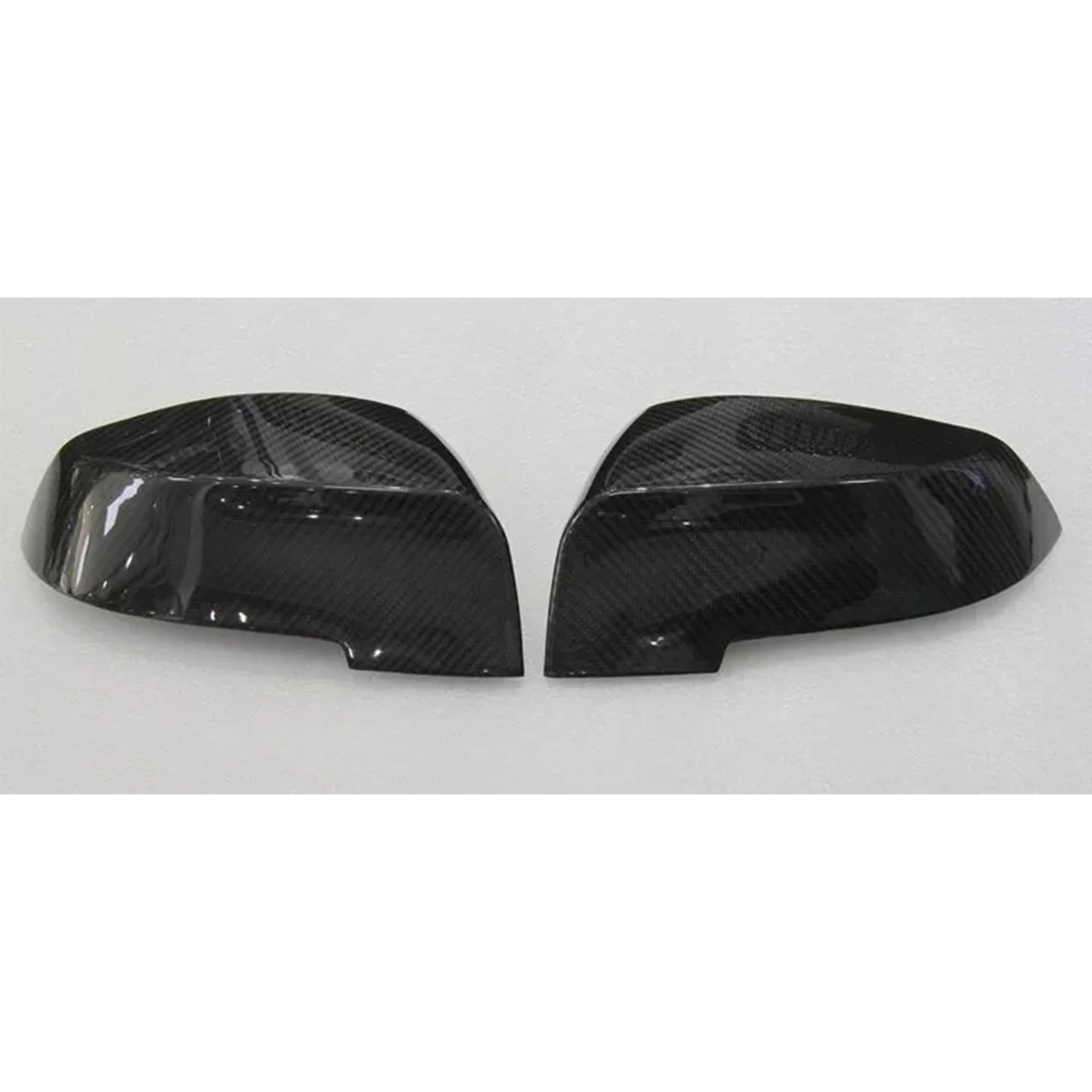 Carbon Fiber Side View Mirror Cover Caps Compatible for BMW F10 F18 F07 F12 F13 F01 F02 2013-2017 2PCS L+R Side