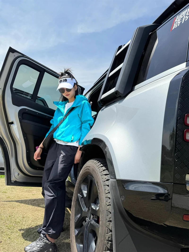 السراويل البضائع النسائية سيدة الربيع قماش Highstreet الطبقات في الهواء الطلق بساطتها الفنية منقوشة تصميم الشارع الشهير التطريز Y2K #2