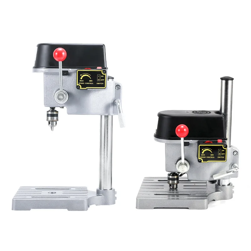 150/340W Mini Drill Press Table Drill Press Workbench Mini Compact Drill Wood Drilling Machine Power Tools Accessories 220V