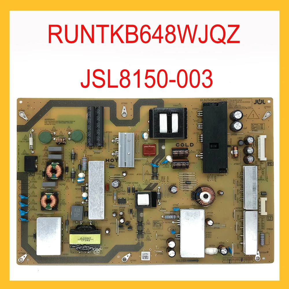 

RUNTKB648WJQZ JSL8150-003 Power Supply Card for TV LCD-58MY8006A ... TV Plate Power Board RUNT KB648WJQZ JSL8150 003