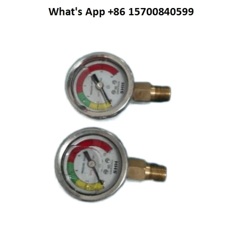 

Lubrication pump internal and external thread pressure gauge Y40 stainless steel pressure gauge