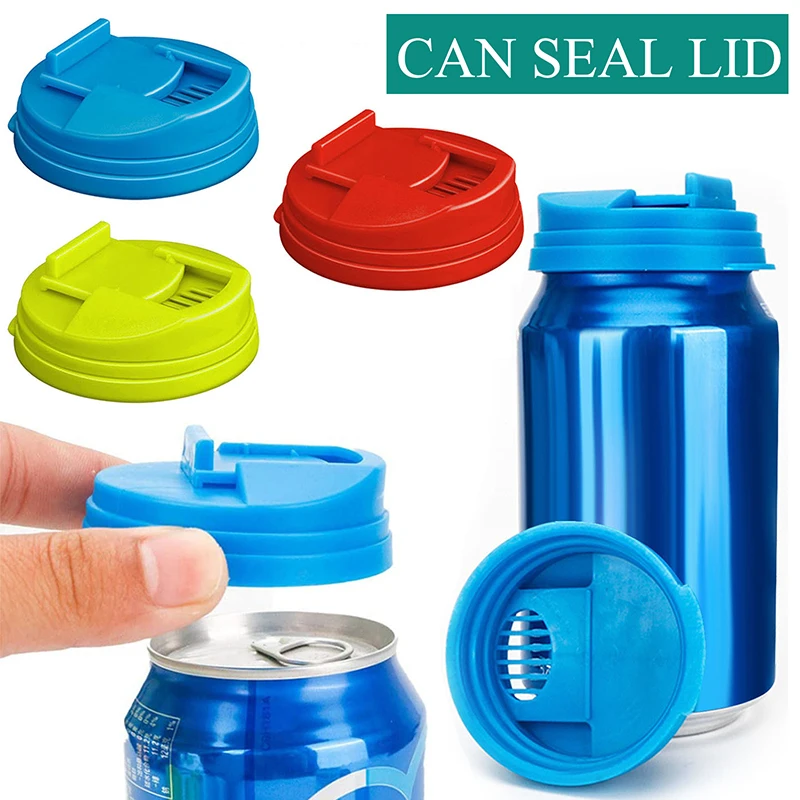 1/3Pcs Can Seal Lids Bottle Soda Saver Caps Reusable Beverage Flip Protector Spill-Proof Cover Leak-proof Stopper Coke Juice Jar