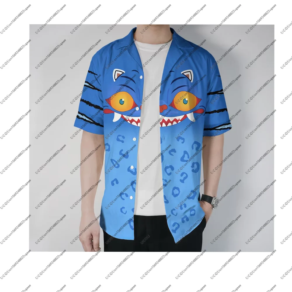 秋冬 Y2k Kpop デーモンハンターズ トップス スウェットシャツ コスプレ カジュアルパンツ ハロウィンTシャツ デルピータイガー ハワイアンセット Tシャツ ショーツ