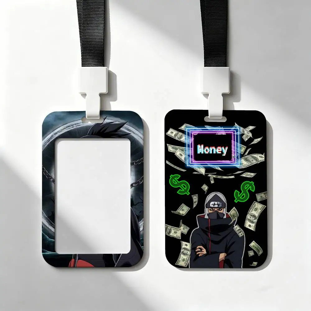 Kakuzu ID Card Holder Badge Holders Lanyard Business Exhibit School Strap Neck Hang