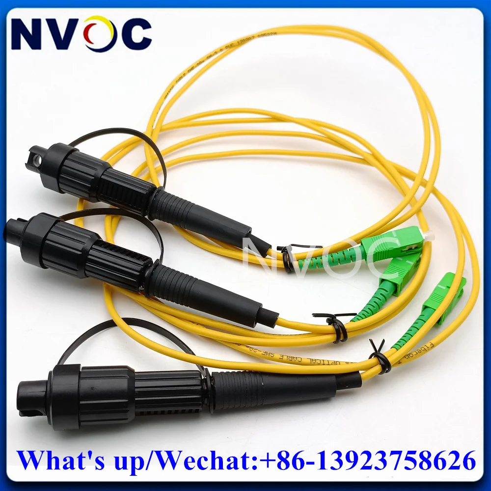 

5Pc IP67 Waterproof Hua wei Mini SC/APC to SC APC Fiber Patch Cord 1M 2M 3M 5M 7M 10M with HuaWEI 3.0mm SC/APC Optic Connector