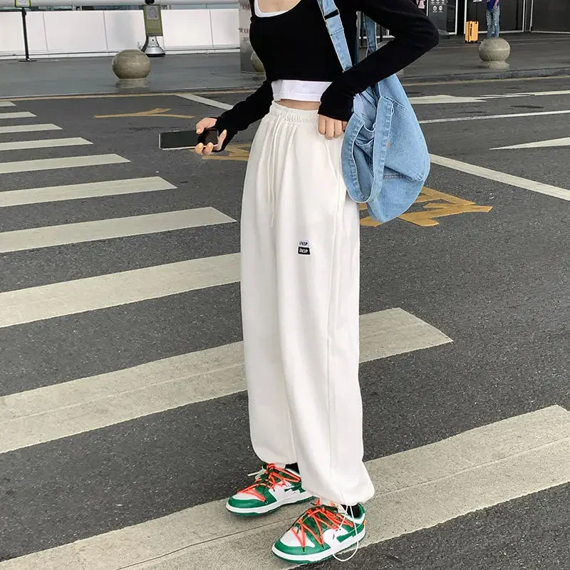 Pantaloni da donna di moda coreana nuovi In pantaloni femminili autunno inverno Chic ed elegante G Y2k Streetwear Harajuku confortevole elasticizzato