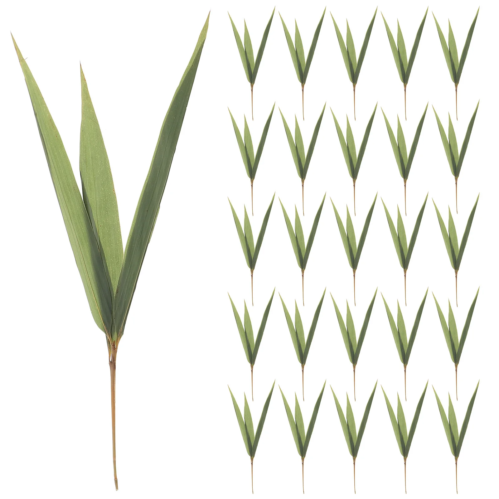 

1 Bag Bamboo Leaf Style Decor Sushi Plate Accessories Lightweight Fake Leaves For Sashimi Japanese Food Decorations Sushi