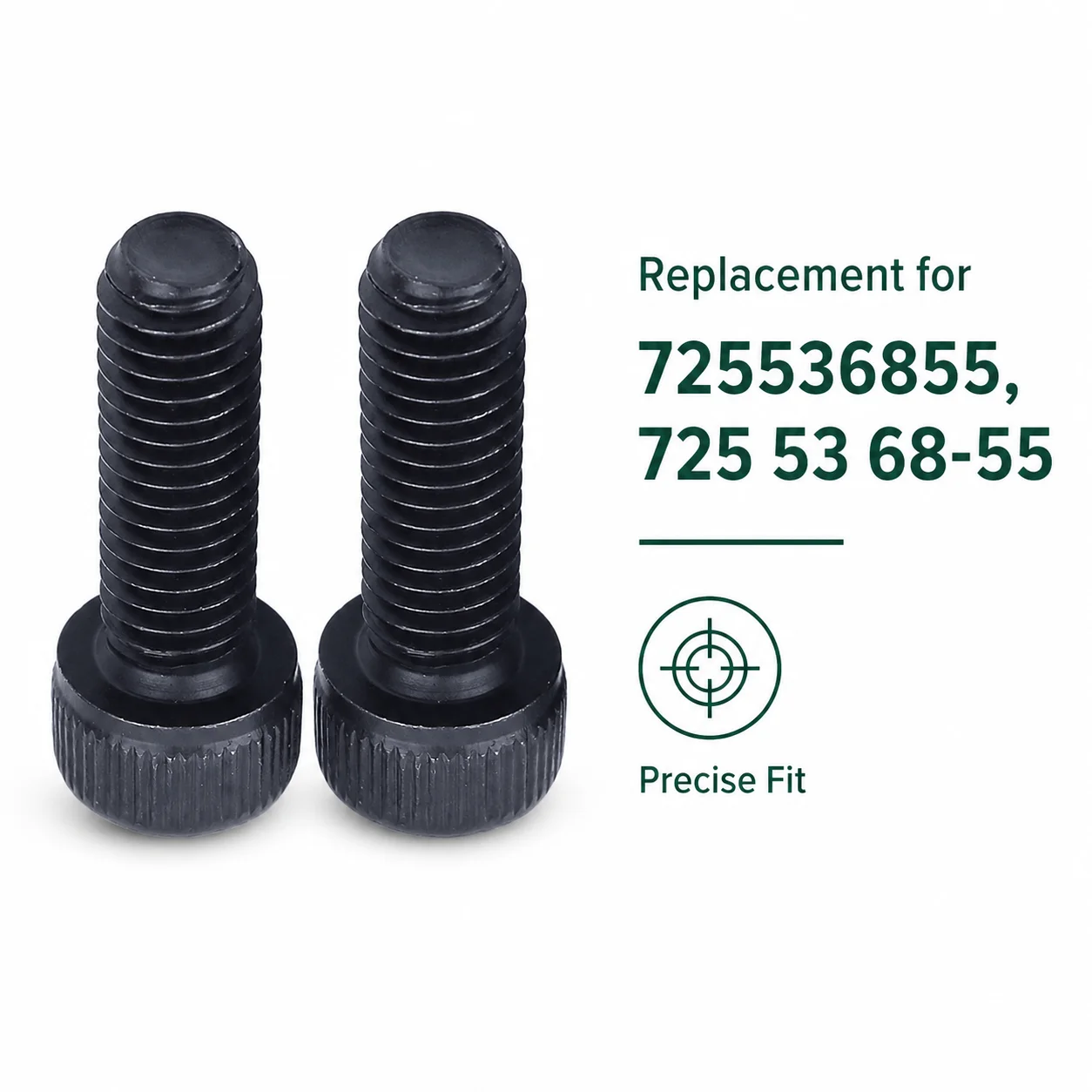 Muffler Screw Set for Husqvarna 262 357 359 435 440 445 450 455 460 461 3120XP Chainsaw Replacement Parts 725536855 725 53 68-55