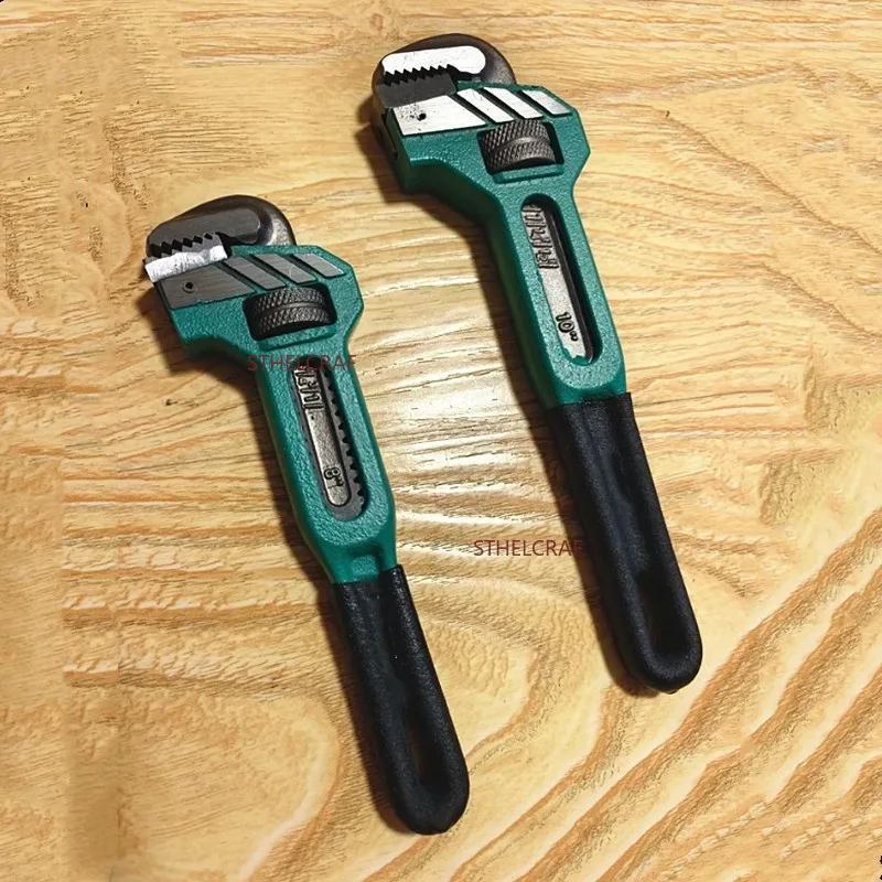 Multifunctional Plumbing Pipe Wrench Wide Opening Anti-rust Water Tube Spanner Labor Saving Hand Tools for Pipeline Maintenance