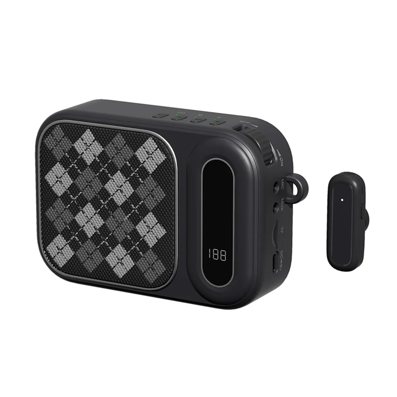 

Петличный микрофон, интеллектуальное шумоподавление, магнитный для руководства, обучения учителю, специальный черный-Y41A