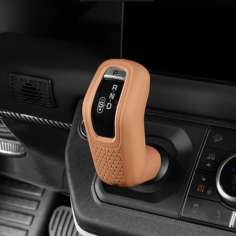 

For 20-26 Land Rover Defender centre console gear lever cover 110/90 gear knob silicone protective cover modification accessory