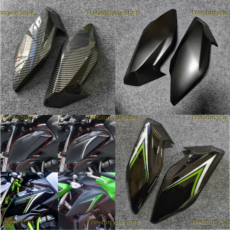 Motorcycle Left Right ABS Front Side Cover Tank Gas Fairing Pannel Cowl  Fit for Kawasaki Z650 Z 650 2017 2018 2019