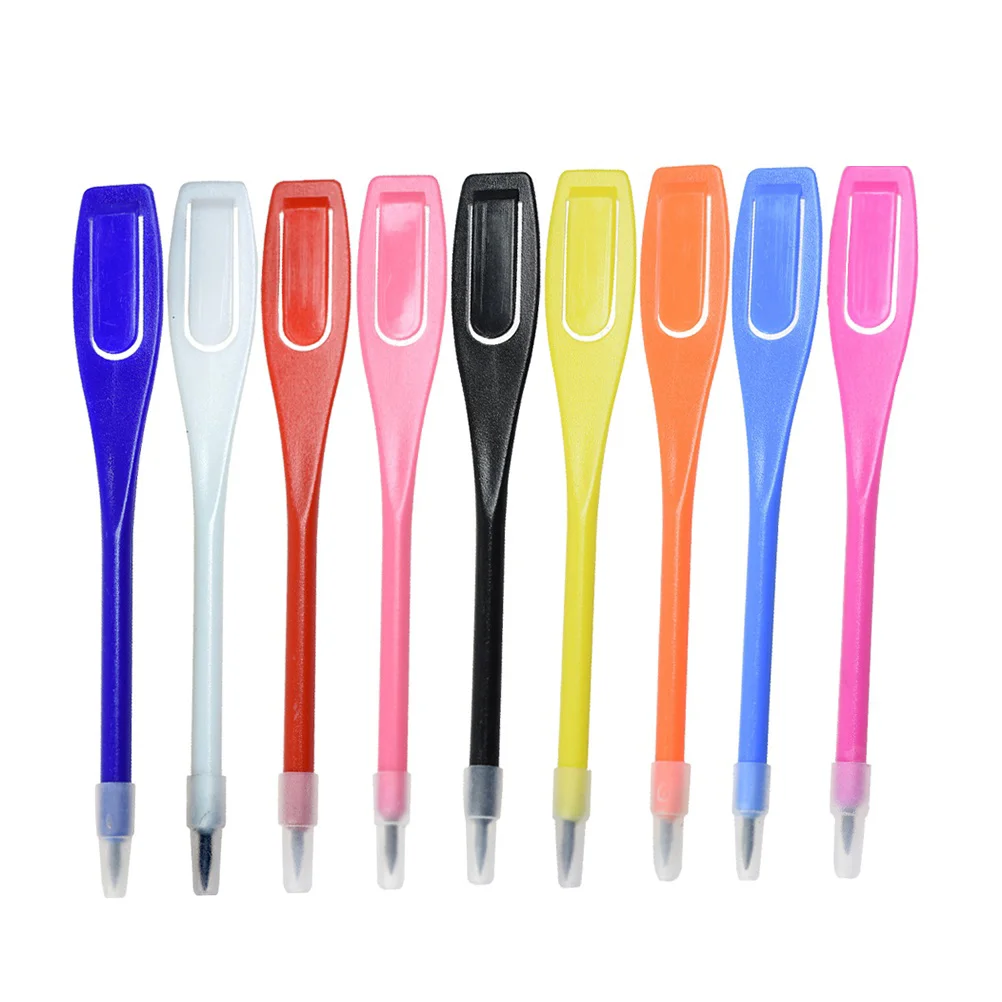 

50pcs Plastic Record Marker Pen Clear Lead Writing Scoring Pen Scorer Pencil (Random Color) marking pen