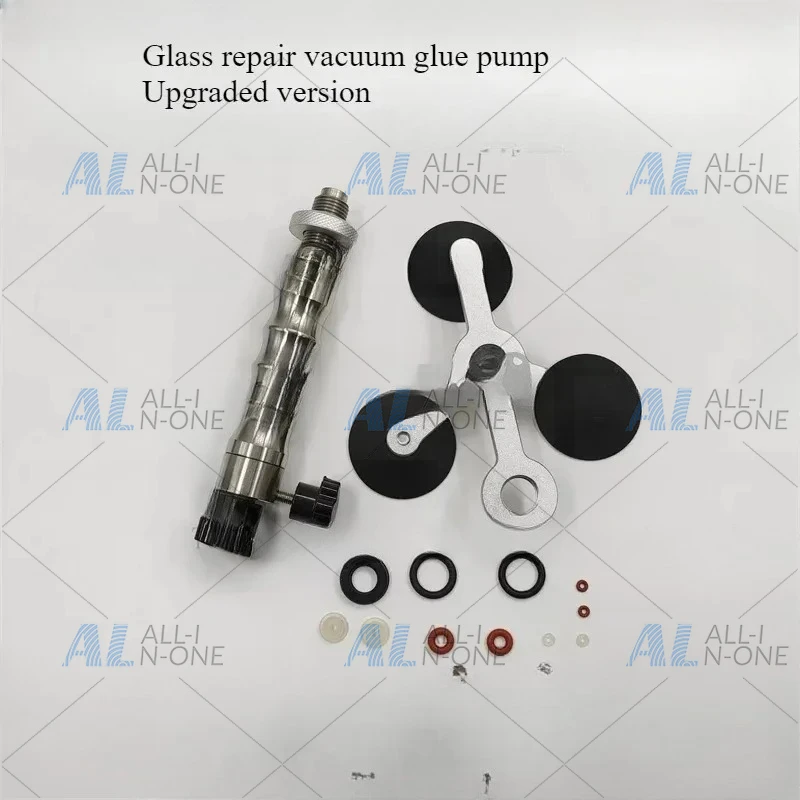 Car Glass , Front Windshield , Vacuum Pump, Glue Injector, Bullseye Explosion Point Crack Repair