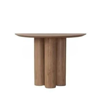 

Современный консольный столик в стиле середины века для гостиной из дубового дерева