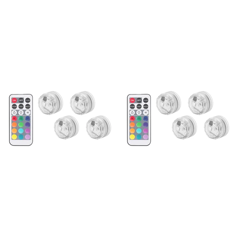 

8 Pack LED Lights For Ninja Slushi FS301/FS300 Capsule-Shaped Lighting Module Slushie Machine Accessory