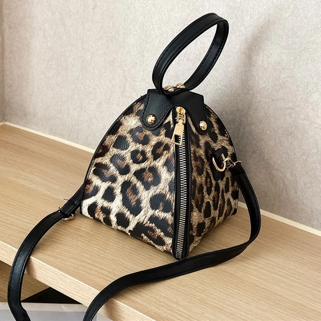 Leopard Print Woman Bag PU Leather Crossbody Bags Mini Girls Messenger Bags Female Shoulder Handbag Snake Skin Clutch Bag Purse