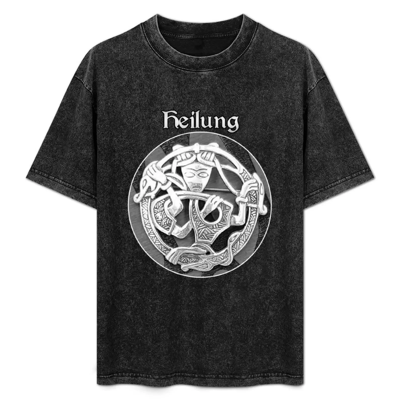 Heilung T-Shirt street wear cotton graphic tees basketball graphic tees Blouse sweat shirts, men