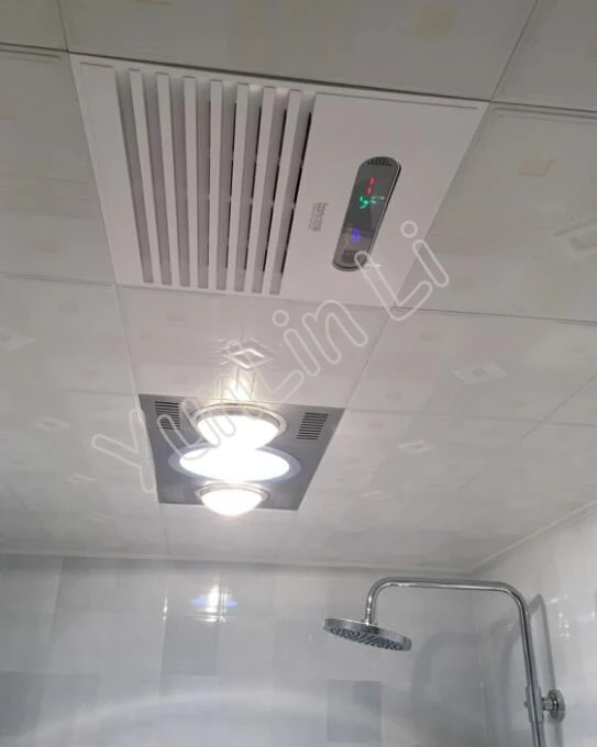 통합 배기 선풍기 환풍기 공기 추출기, 리모컨 강력한 흡입 및 저소음, 주방 욕실 공기 선풍기