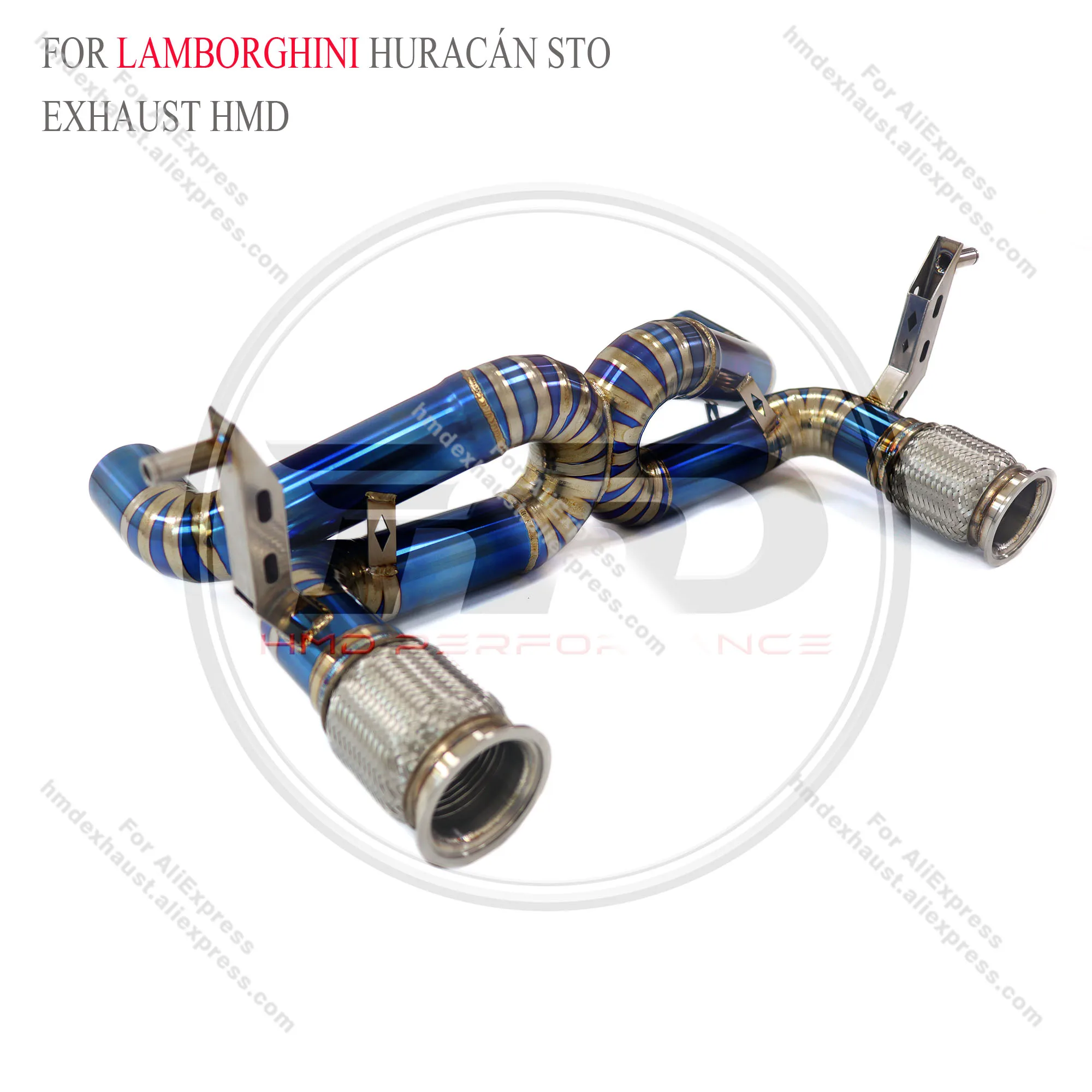 

HMD Titanium Exhaust System Catback Performance for Lamborghini Huracan STO 5.2 without valve