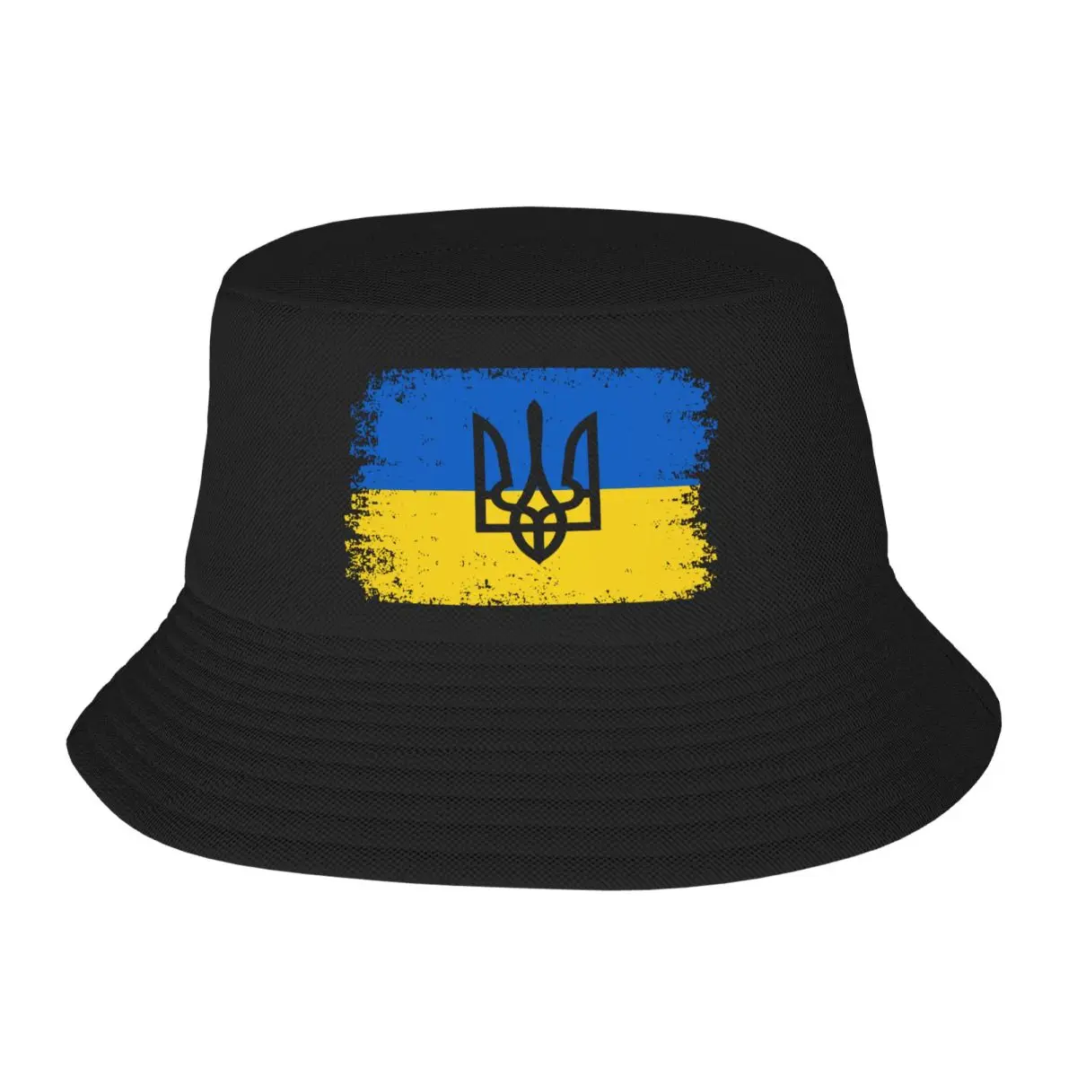 Unisex Bucket Hat Ukraine Ukrainian National Flag Summer Beach Hatwear Packable Outdoor Fishing Cap Boonie Hat Birthday Gifts