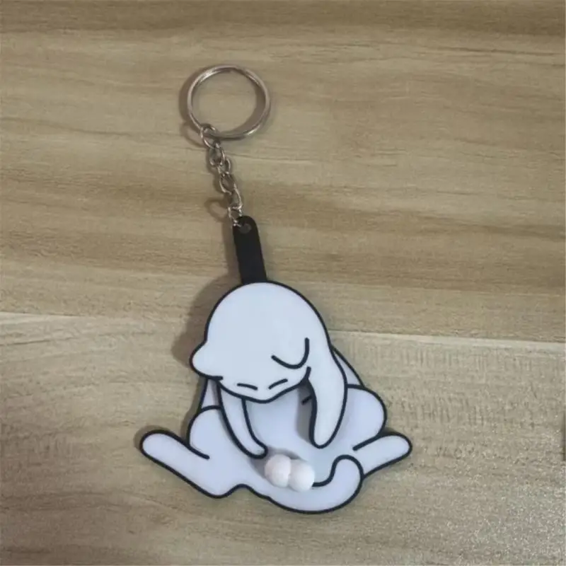 31BF Interactive Pendant with Fun Spinning Balls Animal Charm Keyring Accessory