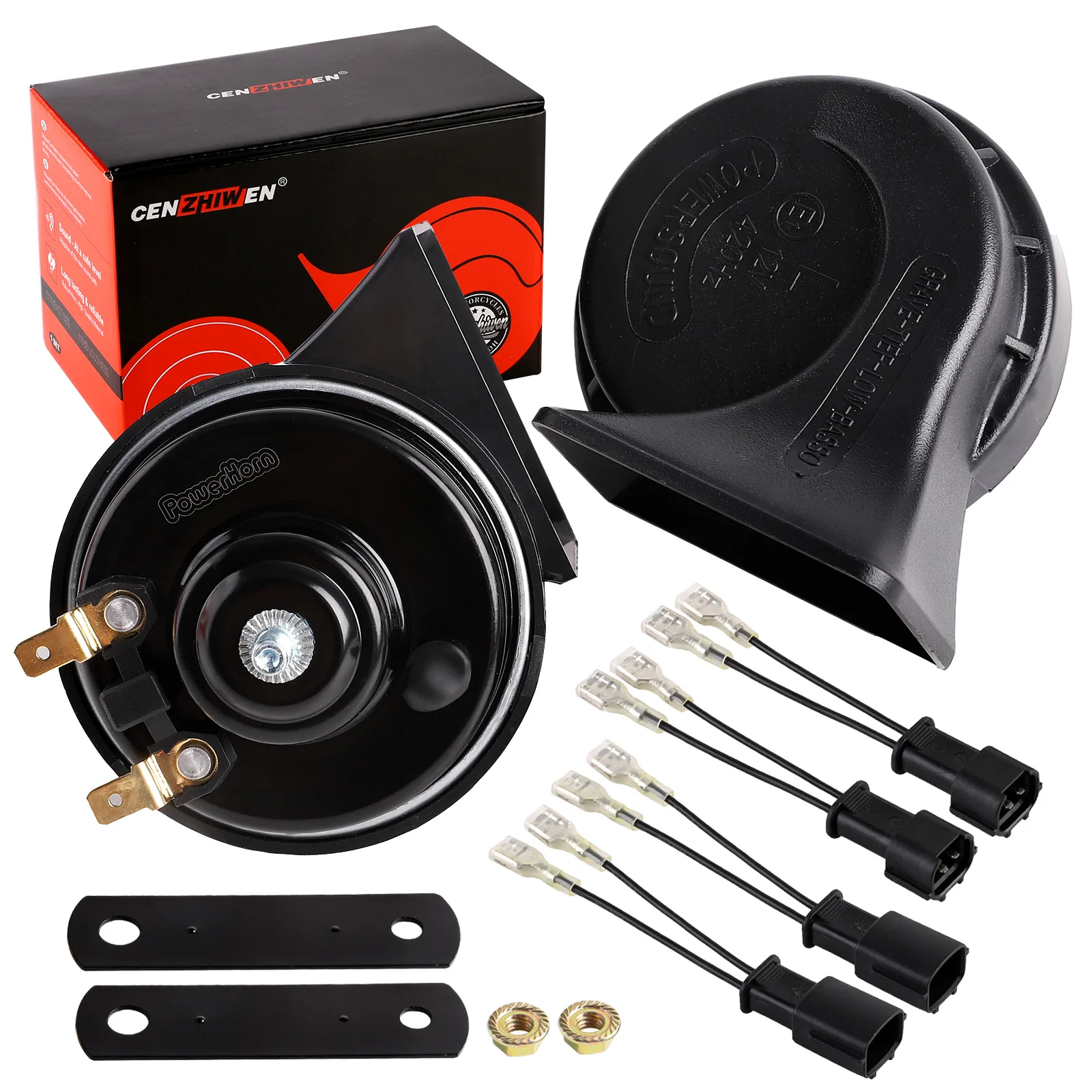 

Car Horn For Hyundai Kia Car 12V 120dB Loud Dual Tone Snail Horn Electric Horn Waterproof Easy Instal for Car Motorcycle Truck