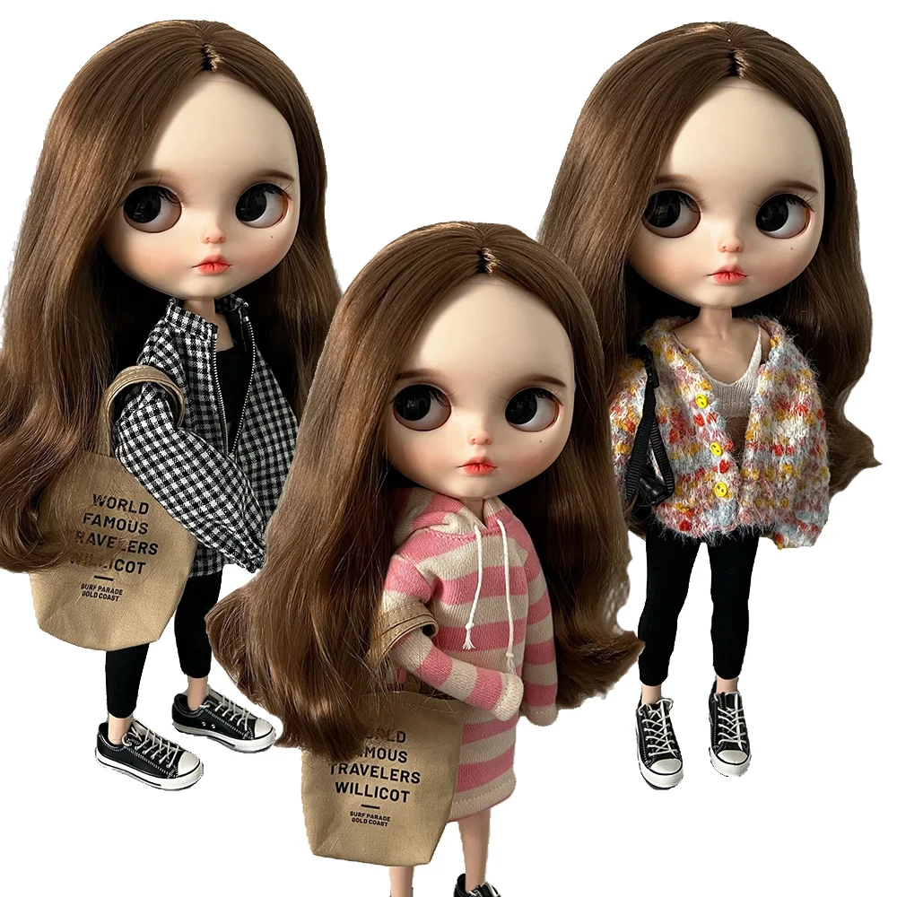 Blyth Doll Clothes Fashion Knitwear, Coats, Jackets, Hoodies, Leggings, Bags, Fit Azone, Obitsu Doll Accessories Girl Gifts