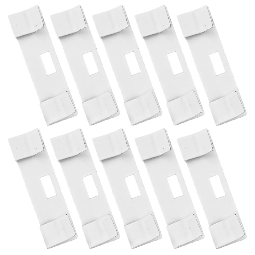

10pcs Metal Vertical Repair Vane Savers Household Blind Fixer Tabs Replacement Slats Panels Tab Replacement Tabs For Vertical