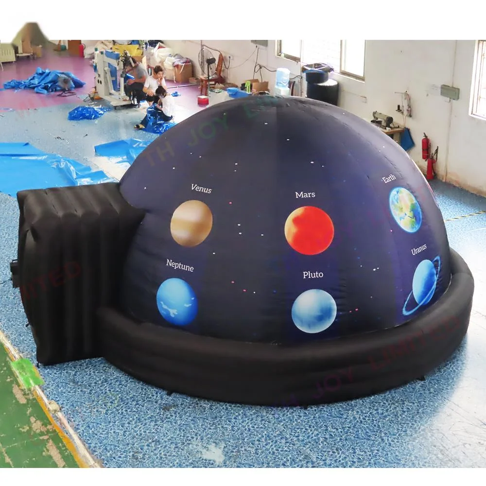 Free Ship Outdoor Activities Inflatable Planetarium Dome Tent Portable School Astronomy 360 projection Black Tent for Sale