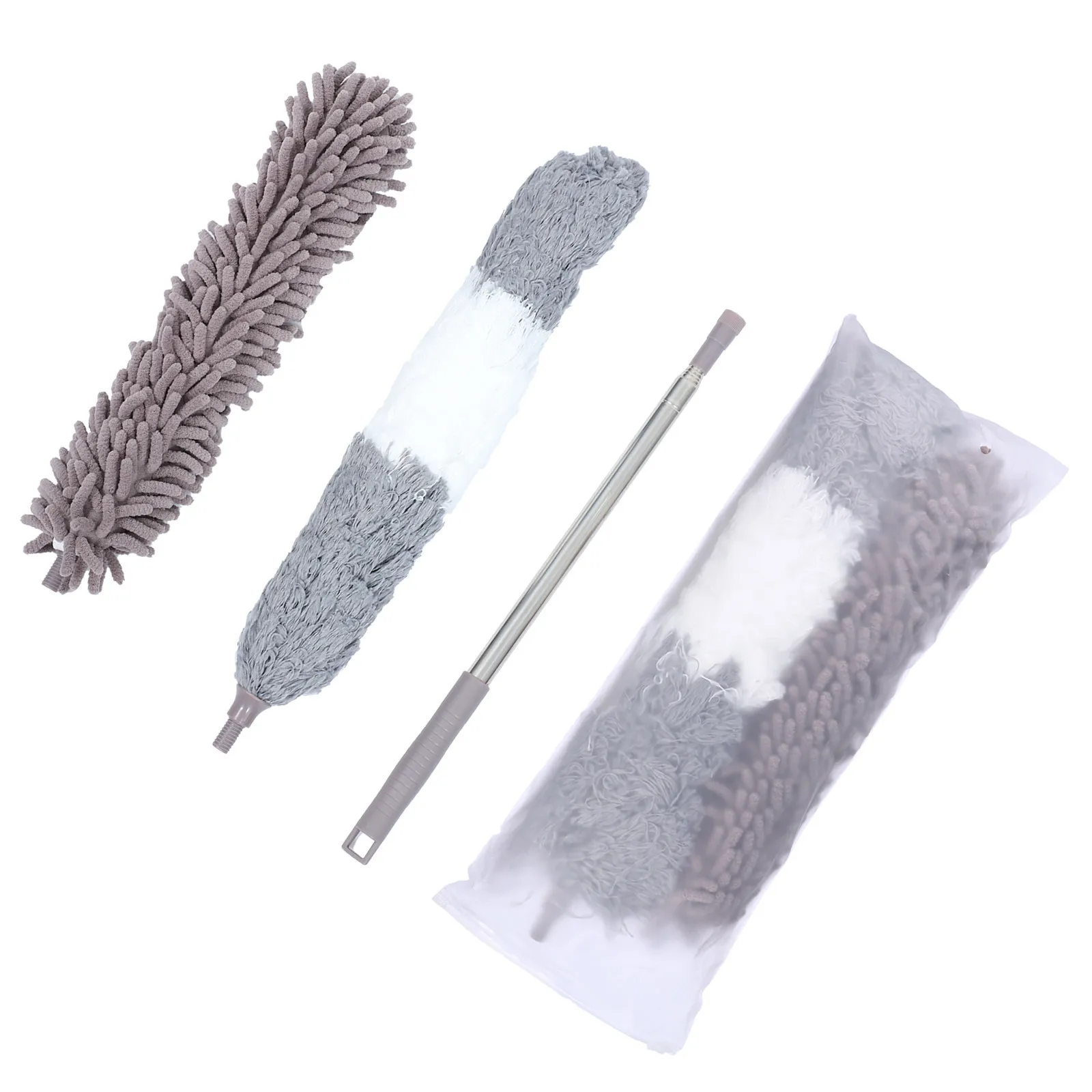 

1Set Telescopic Ceiling Duster Microfiber Retractable Dust Removal Brush Home Cleaning Tool Microfiber Duster Set