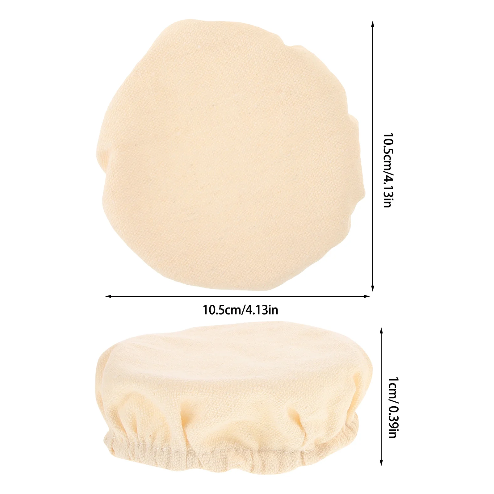 4 قطعة غطاء من القماش التخمير 7.5-10.5 سنتيمتر قابلة لإعادة الاستخدام غطاء جرة المطبخ الخبز التدقيق العجين المخمر غطاء زجاجة جرة زجاجية #3