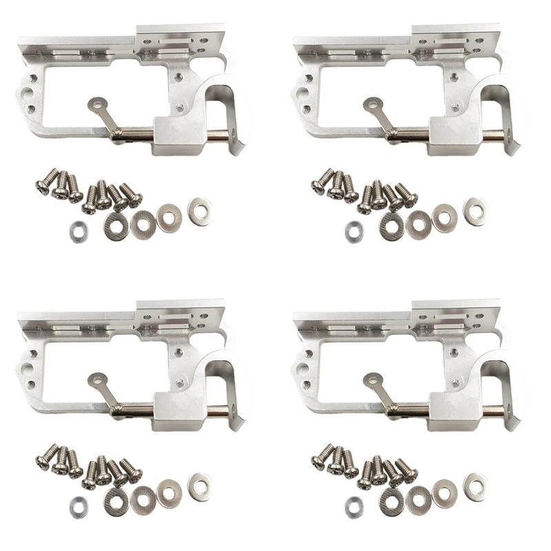 BAAE 4X Servo Dispenser Drone Thrower Light Aluminum Throw Device Switch Adapter Air Dropping System For MG995 25T Arm