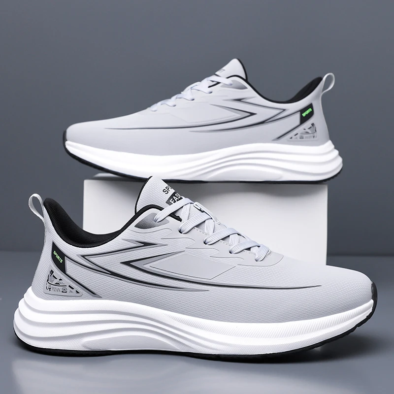 

Мужские спортивные кроссовки 2026: Новинка весна-осень, кожаные повседневные универсальные беговые кроссовки, зимние с мягкой подошвой, нескользящие, на флисовой подкладке