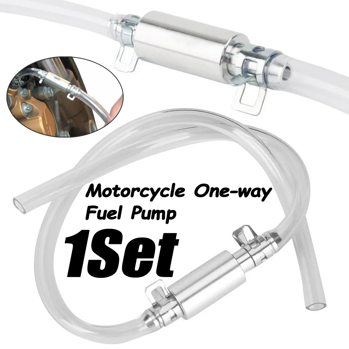 

Car Motorcycle Clutch Brake Bleeder Hose Kit Hydraulic Clutch One Way Valve Tube Bleeding Oil Change Pump Tool Car Brake 2026
