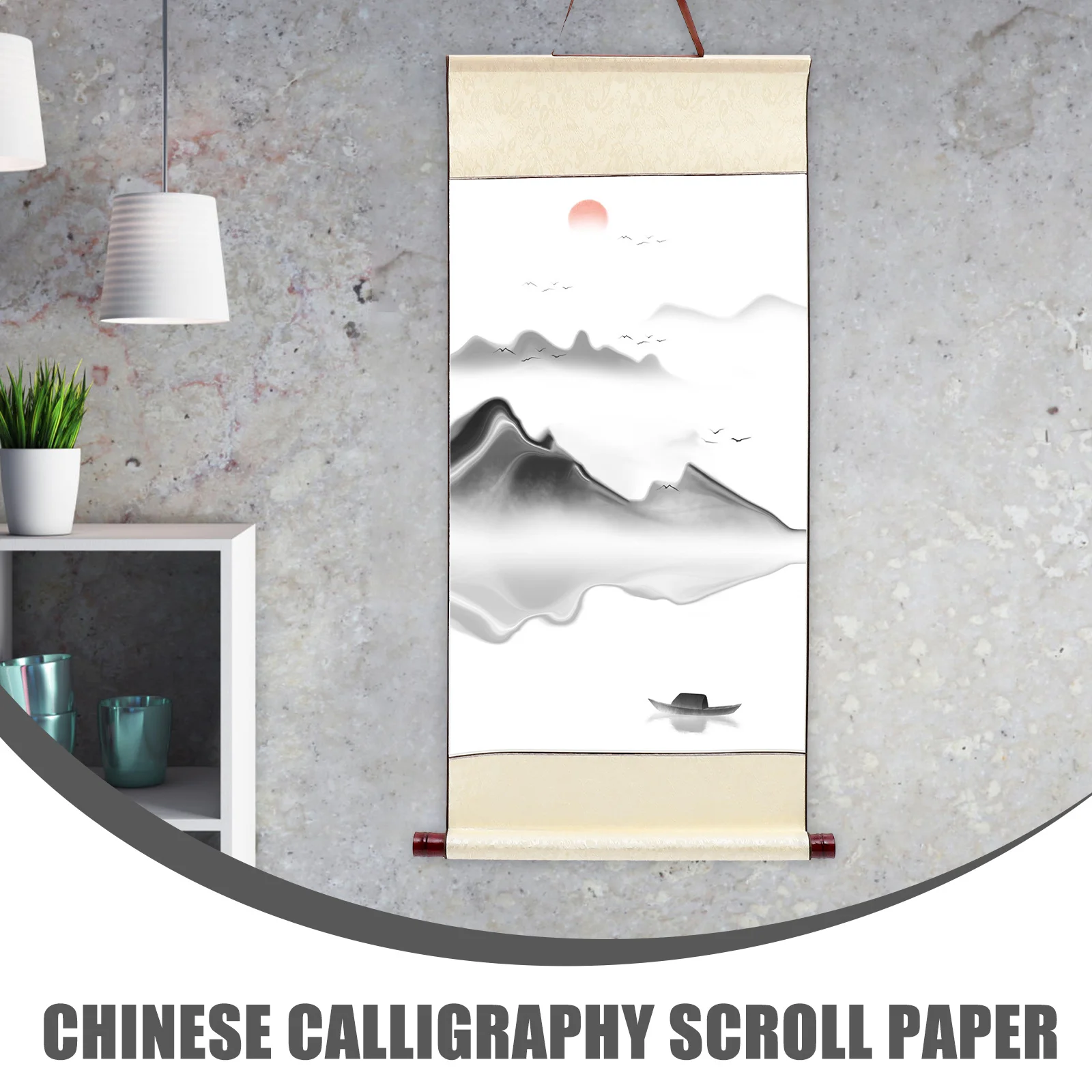 

Blank Calligraphy Scroll Paper Portable Chinese Painting Scroll For Writing Brush Art Wall Decoration Drawing Practice