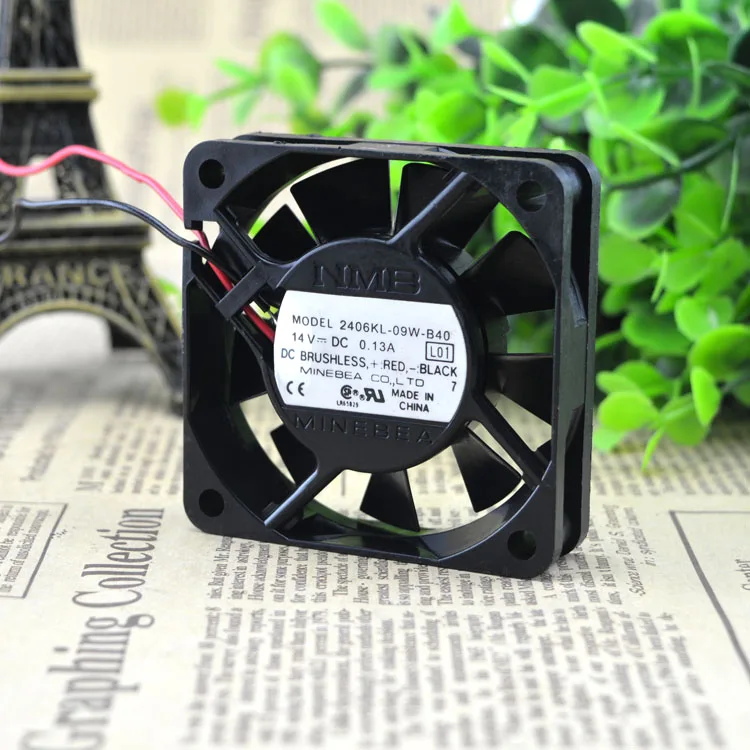 

6CM BALL 6015 14V 0.13A 2406KL-09W-B40 SERVER FAN