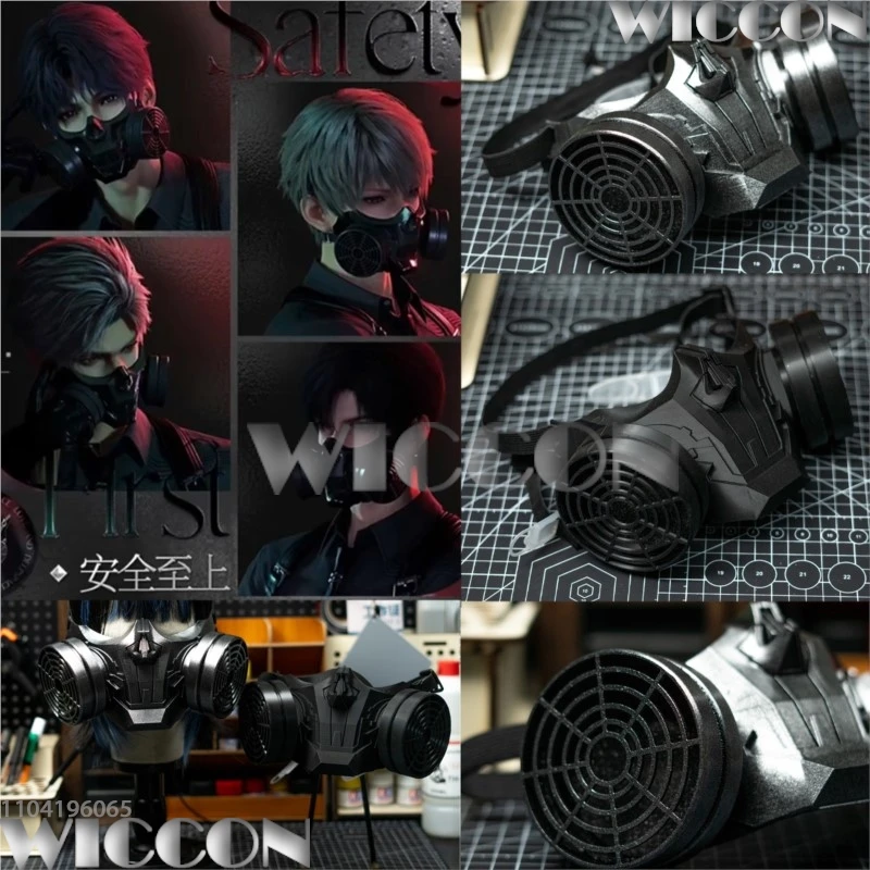 

3D Опора Безопасность Серебристый Черный Респиратор Маска Sylus Rafayel Xavier Caleb Zayne Game Love And Deepspace Косплей Человек Хэллоуин Вечеринка