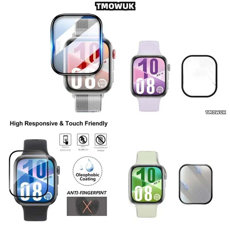 

Защитная пленка для экрана Huawei Watch Fit4 Fit 4Pro, изогнутая, HD, мягкая, устойчивая к царапинам, аксессуары, пленка