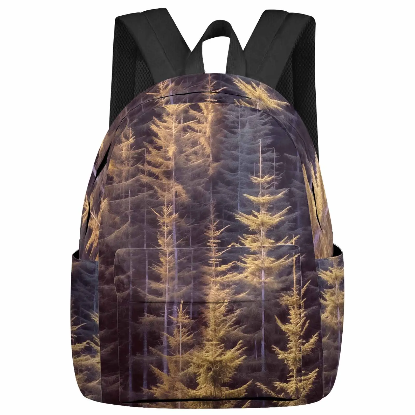 

Wallpaper Forest Tree Autumn Backpacks Teenagers Student School Bags Laptop Custom Backpack Men Women Travel