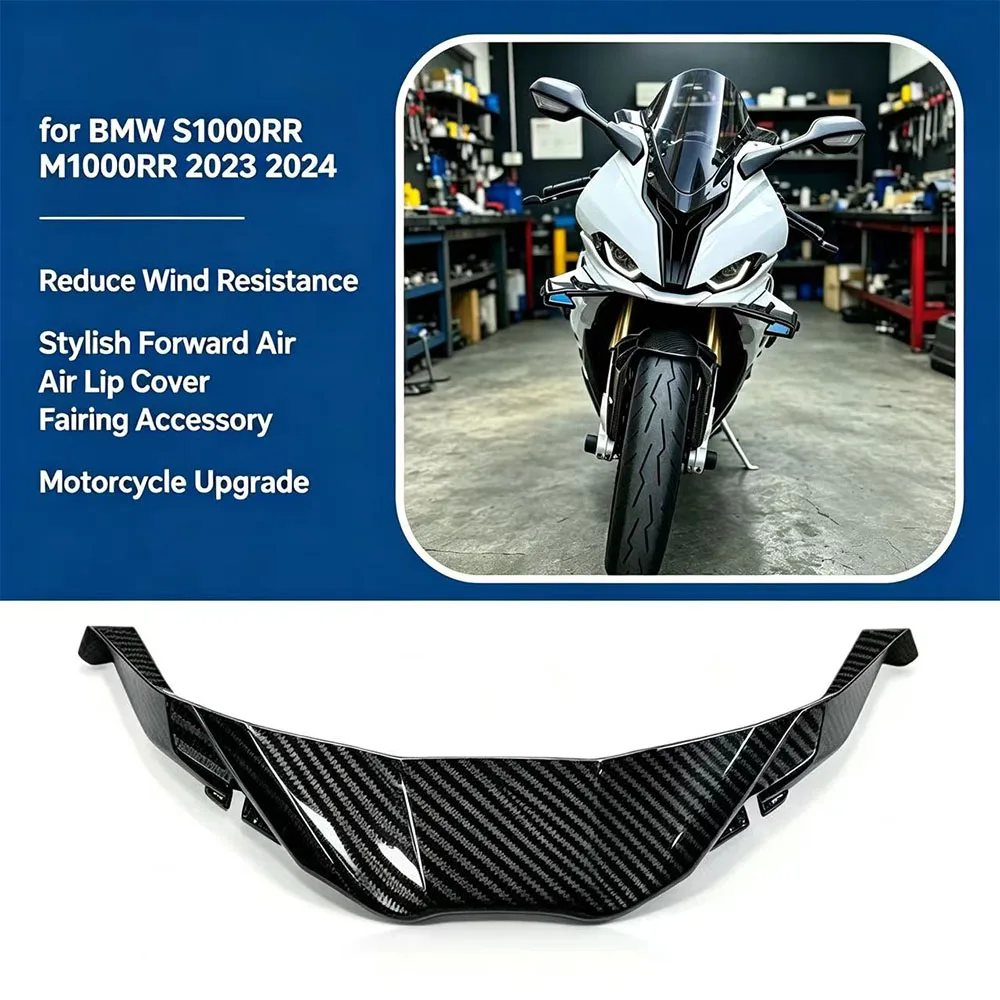 Stylish Forward Air Lip Cover Fairing Accessory Motorcycle Upgrade for BMW S1000RR M1000RR 2023 2024 Reduce Wind Resistance