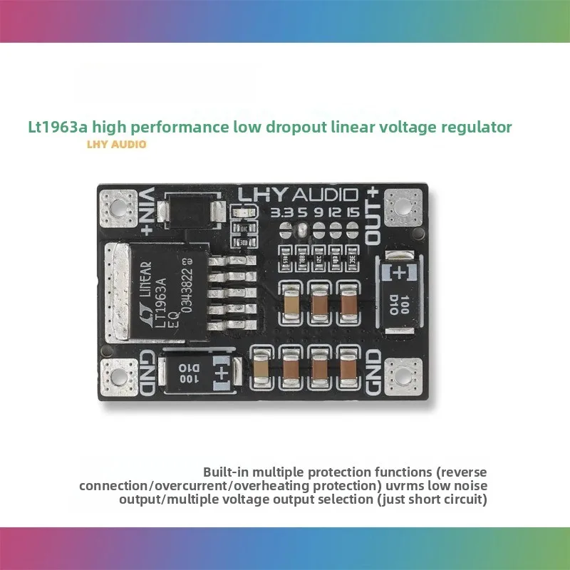 LT1963 DC Linear Regulator Power Supply Board Low Dropout 3.3V 5V 9V 12V 5V 1.5A Output