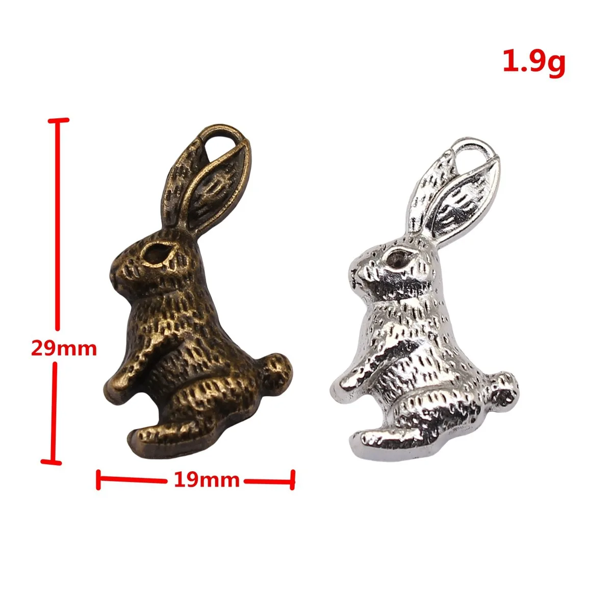 Rabbit Charm Animal Pendant Collection Alloy Charms For Easter Pet Theme DIY Bracelet Necklace Jewelry Making Supplies