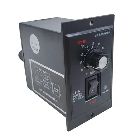 US-52-B 220V 400W ac 속도 컨트롤러 forword backword 필터 커패시터 ac 레귤레이터 모터 제어 5W 60W 250W 300W