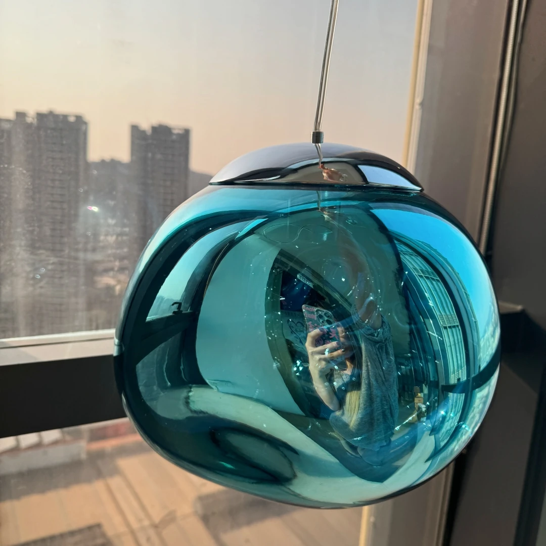 Nordic Led Pendant Lights Lighting Modern Macaron Deco Pendant Lamp Creative Industrial PVC Lava Lamp Loft Bar Cafe Hanging Lamp