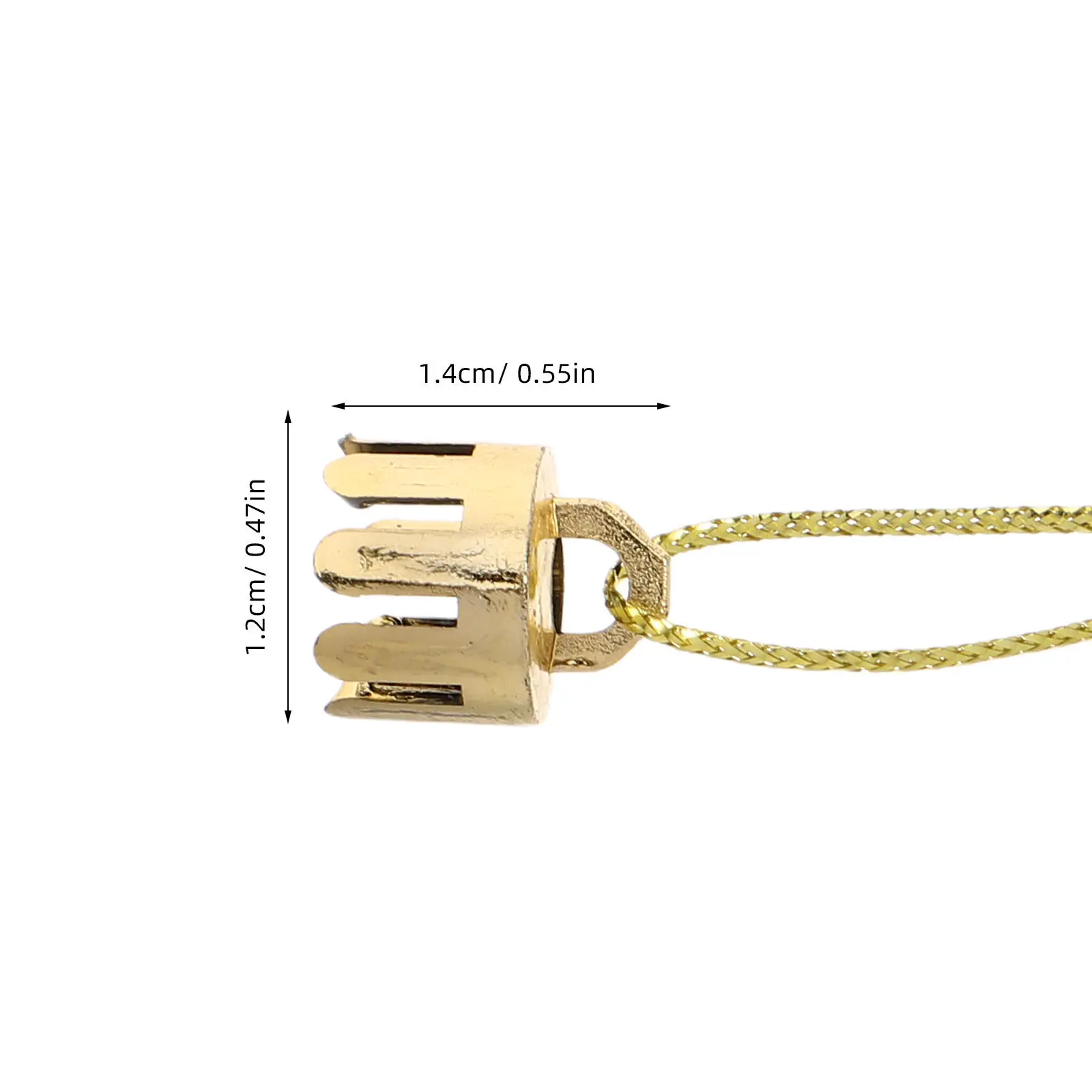 1000Pcs Christmas Ornament Caps Gold Plastic Replacement Hangers Cup Compatible for Glass Porcelain Ceramic DIY Holiday Tree