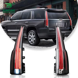 KUNFINE Pair Of Car Tail Light Assembly For Chevrolet Tahoe/suburban 2015-2020 LED Brake Light With Turning Signal Light